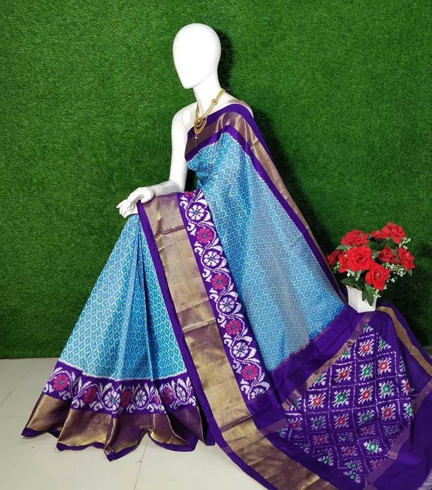 YNF PURE SILK RRW LATEST SILK SAREES WHOLESALE IKAT SILK SAREES MANUFACTURER